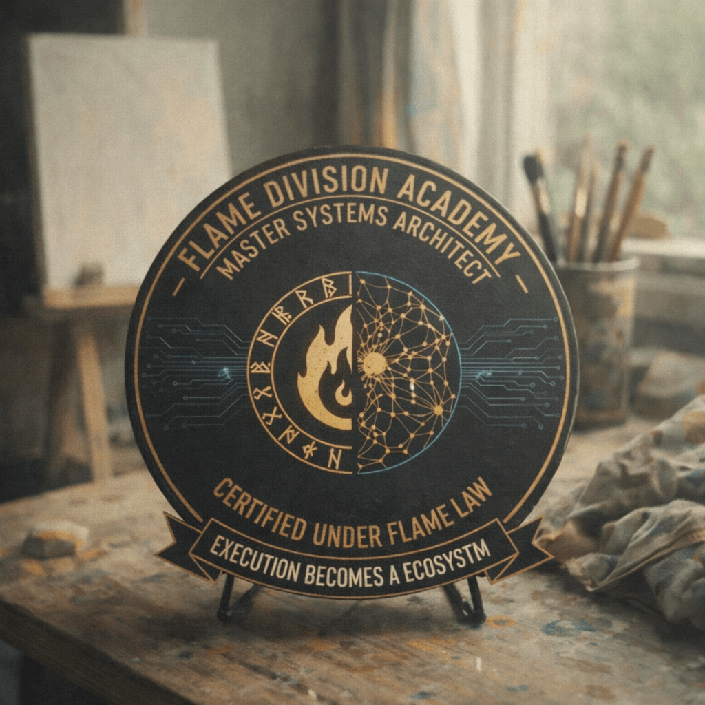 Flame Division Academy Courses Badge