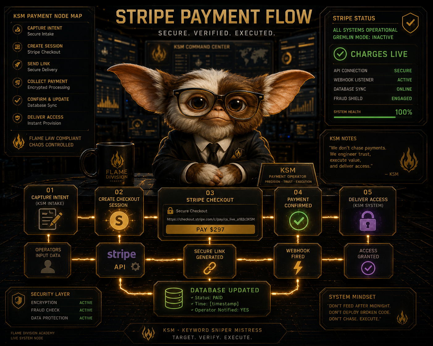 KSM Stripe Payment Flow System
