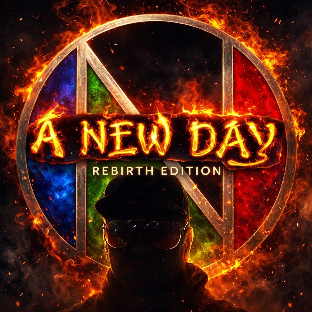 A New Day Rebirth Edition cover art by Powerman Analyst