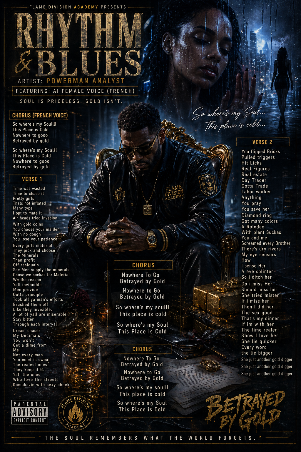 Rhythm and Blues cover art by Powerman Analyst